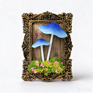 Mini Frame · Blue Trumpet